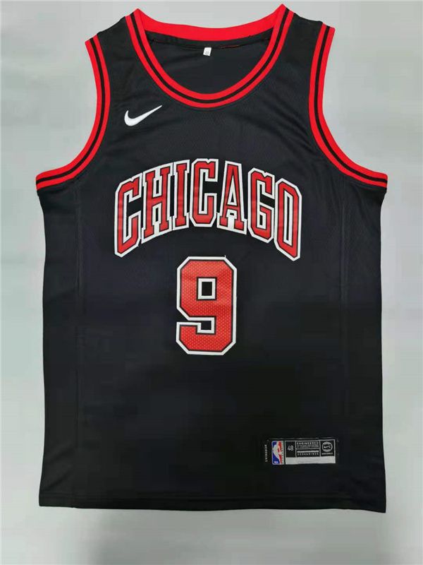 Men Chicago Bulls #9 Vucevic Black 2021 Nike Game NBA Jersey->new york knicks->NBA Jersey